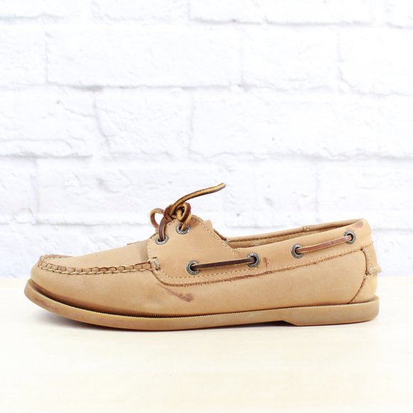 L.L. Bean Shoes - LL BEAN Brown Suede Boating Moccasins Loafer Shoes